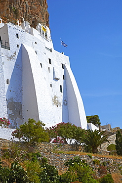 Hozoviotissa monastery, Amorgos, Cyclades, Greek Islands, Greece, Europe