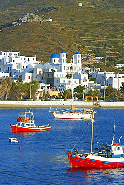 Katapola port, Amorgos, Cyclades, Aegean, Greek Islands, Greece, Europe