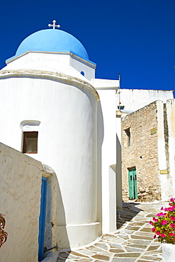 Traditional village of Lefkes, Paros, Cyclades, Aegean, Greek Islands, Greece, Europe