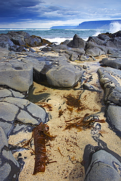 Coastal landscape at Selardalur, West Fjords, Vestfirdir Region, Iceland, Polar Regions