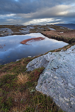 Highland scenery near Inchnadamph, Sutherland, Scotland, United Kingdom, Europe