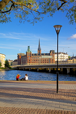 City skyline, Riddarholmen, Stockholm, Sweden, Scandinavia, Europe