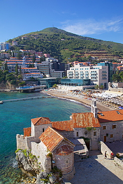 Walls of the Old Town, Budva, Montenegro, Europe