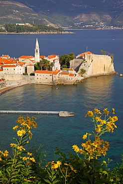 View of Old Town, Budva, Montenegro, Europe