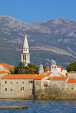 View of Old Town, Budva, Montenegro, Europe