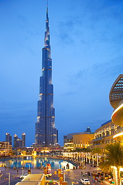 The Burj Khalifa, World's tallest building, Dubai, United Arab Emirates, Middle East