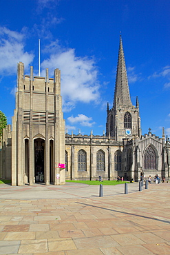 Sheffield Cathedral, Sheffield, South Yorkshire, Yorkshire, England, United Kingdom, Europe