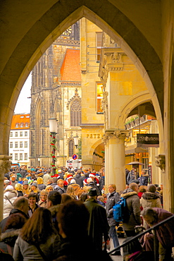 Prinzipalmarkt, Munster, North Rhine-Westphalia, Germany, Europe