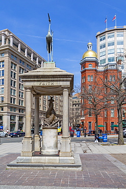 View of John Marshall Park on Pennsylvania Avenue, Washington D.C., United States of America, North America