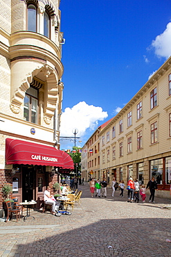 Street scene, Haga, Gothenburg, Sweden, Scandinavia, Europe