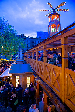 Christmas Market, Albert Square, Manchester, England, United Kingdom, Europe