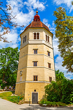 View of Glockenturm near the Castle, Graz, Styria, Austria, Europe