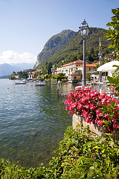 Town and lakeside, Menaggio, Lake Como, Lombardy, Italian Lakes, Italy, Europe