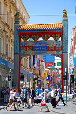 Entrance to Chinatown, Melbourne, Victoria, Australia, Pacific