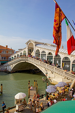 Rialto Bridge, Venice, UNESCO World Heritage Site, Veneto, Italy, Europe