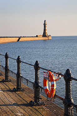 Roker Pier and Lighthouse, Sunderland, Tyne and Wear, England, United Kingdom, Europe