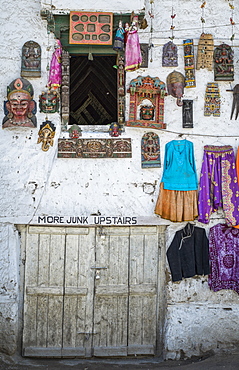 Shopping for souvenirs in Leh, Ladakh, Himalayas, India, Asia