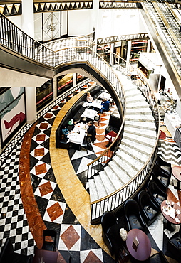 Art Deco interior of Quartier 206 Shopping Centre, Friedrichstrasse, Berlin, Germany, Europe