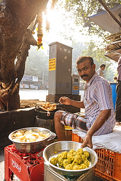 Street food stall, Mumbai, India, South Asia