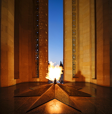 Shahidlar Monument, Baku, Azerbaijan, Central Asia, Asia