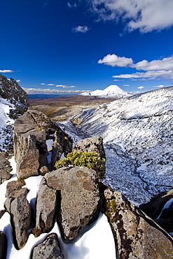 Mount Ngauruhoe, Tongariro National Park, UNESCO World Heritage Site, North Island, New Zealand, Pacific