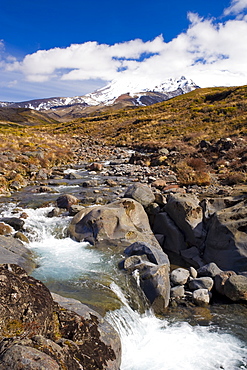 Mount Ruapehu, Tongariro National Park, UNESCO World Heritage Site, North Island, New Zealand, Pacific