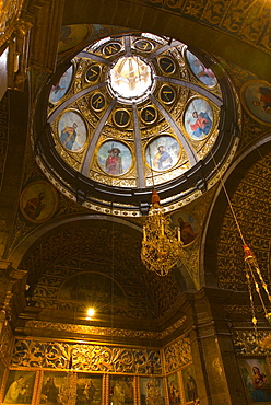 Interior of Monastery of Lluc (Monastir De Lluc), Mallorca, Balearic Islands, Spain, Europe