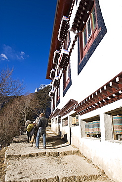 Namche Gompa (Monastery), Namche Bazaar, Solu Khumbu Region, Nepal, Himalayas, Asia