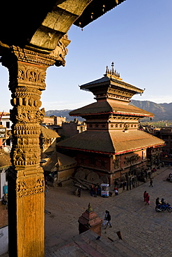 Bhairabnath Mandir, Bhaktapur, UNESCO World Heritage Site, Kathmandu Valley, Nepal, Asia