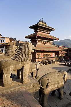 Bhairabnath Mandir, Bhaktapur, UNESCO World Heritage Site, Kathmandu Valley, Nepal, Asia