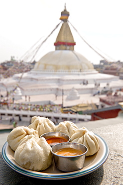 Boudhanath, UNESCO World Heritage Site, Kathmandu, Nepal, Asia