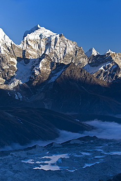 View from Gokyo Ri, 5300 metres, Dudh Kosi Valley, Solu Khumbu (Everest) Region, Nepal, Himalayas, Asia