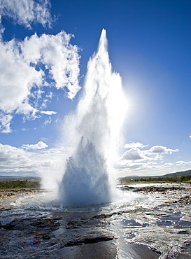 Geysir, Haukadalur valley, Iceland, Polar Regions 