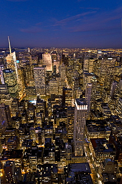 View from Empire State Building, Manhattan, New York City, United States of America, North America