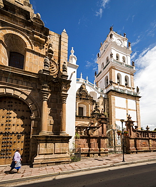 The Cathedral, Sucre, UNESCO World Heritage Site, Bolivia, South America