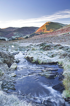 Crabtree Beck running down Loweswater Fell in the Lake District National Park, Cumbria, England, United Kingdom, Europe