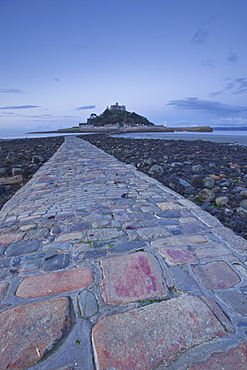 St. Michael's Mount near to Marazion at dawn, Cornwall, England, United Kingdom, Europe