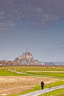 Mont St. Michel, UNESCO World Heritage Site, Normandy, France, Europe