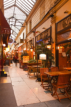 Passage des Panoramas in central Paris, France, Europe