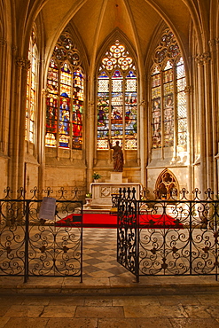 A small chapel inside Vendome Abbey, Loir-et-Cher, Centre, France, Europe