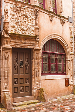 La Maison d'Adam et Eve in the old town of Le Mans, Sarthe, Pays de la Loire, France, Europe 