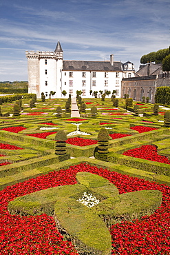 Chateau de Villandry, UNESCO World Heritage Site, Villandry, Indre-et-Loire, Loire Valley, France, Europe