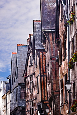 Half timbered houses in Vieux Tours, Tours, Indre-et-Loire, Centre, France, Europe 