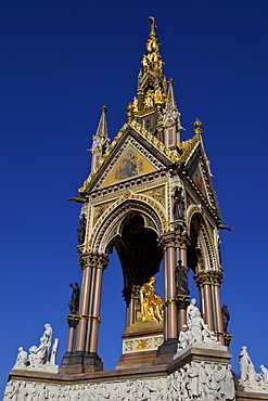 Albert Memorial, Kensington Gardens, London, England, United Kingdom, Europe