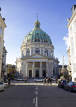 Amalienborg Marmorkirken (Marble Church) (Frederik's Church), Copenhagen, Denmark, Scandinavia, Europe