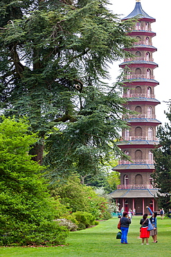 The Pagoda in Kew Gardens, UNESCO World Heritage Site, Kew, Greater London, England, United Kingdom, Europe