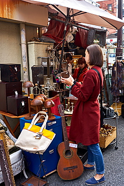 Second-hand shop in Shimokitazawa, Tokyo's hip neighbourhood, Tokyo, Japan, Asia