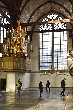 Interior of Oude Kerk (Old Church), Amsterdam, North Holland, The Netherlands, Europe