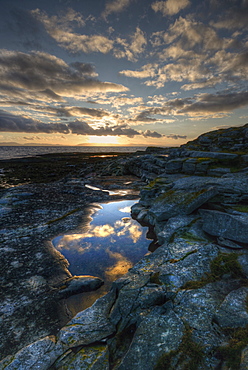 Barents Sea, Ekkeroy, Varanger Peninsula, Finnmark, Norway