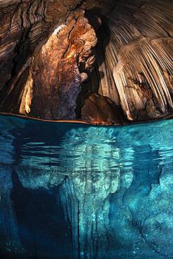 Underwater cave from Misool, Raja Ampat, Indon?sie